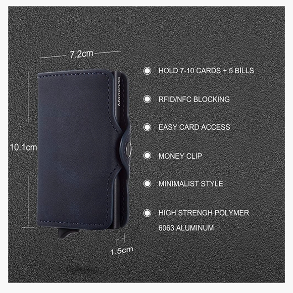 (New) Monkoda RFID Blocking Minimalist Wallet for Men - Picture 5 of 7